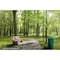 Alpine Industries Trash Can, Green, Galvanized Steel, 24.2 in W/Dia ALP479-38-A-GRN - alternate 2